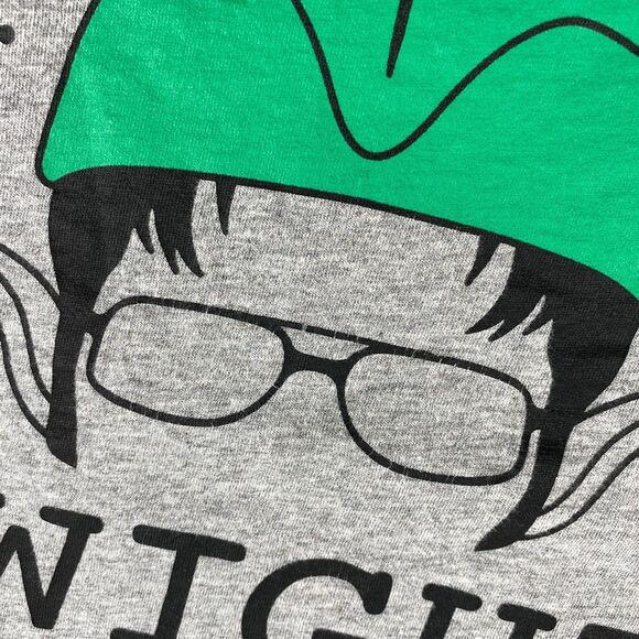 The Office Graphic T Shirt I'm Dreaming of a Dwight Christmas Womens Small Rare - Picture 3 of 9